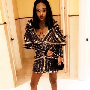 Miss guided embellished dress